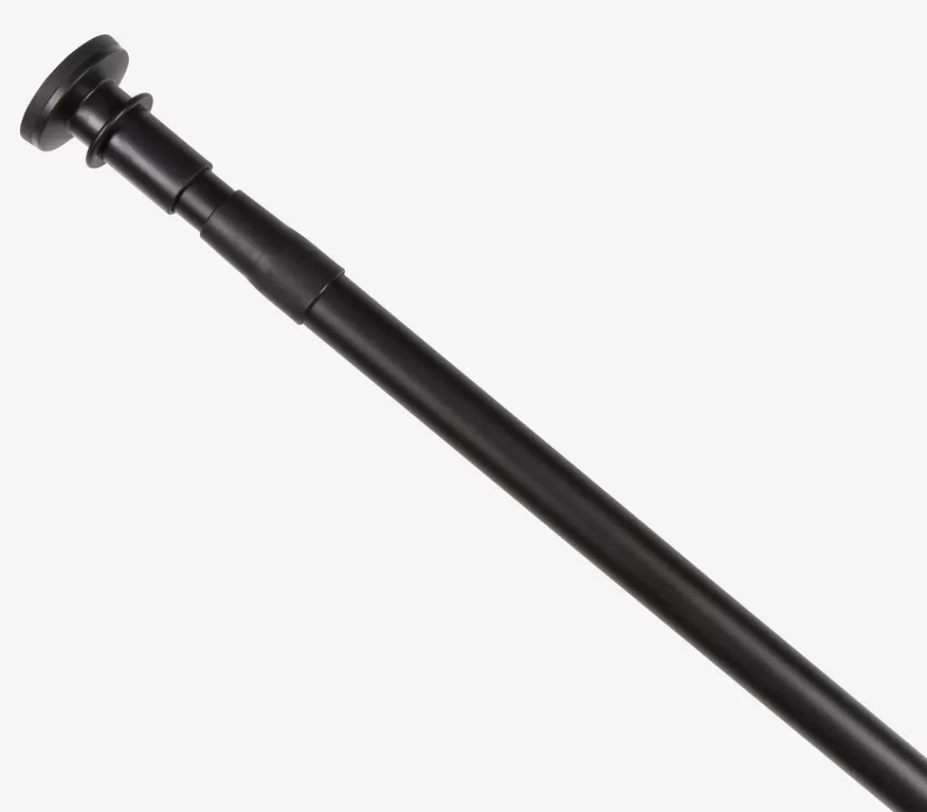 Hot VARA Drążek do zasłony prysznicowej 110-200 czarny