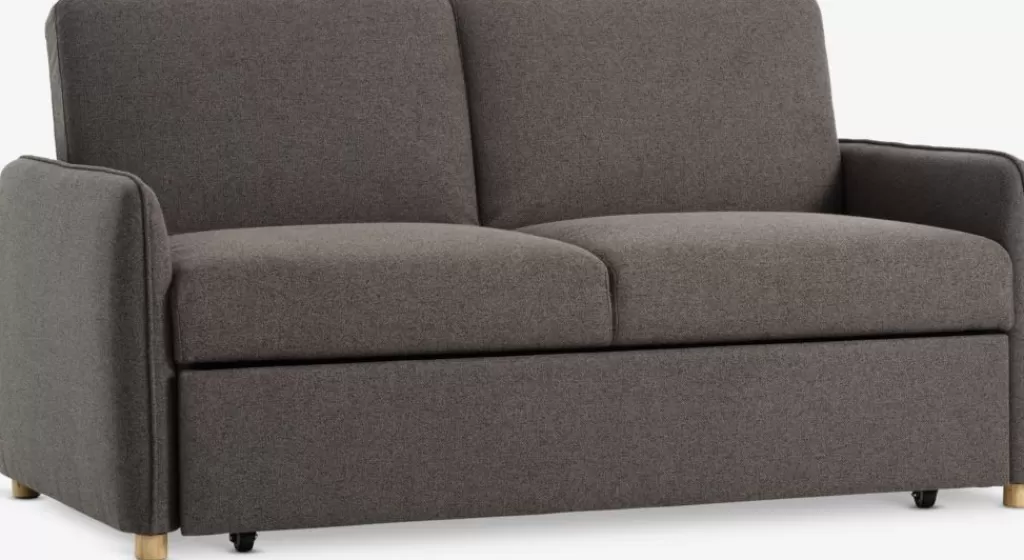 Clearance LYSTRUP Kanapa 2-miejscowa ciemnoszary tkanina