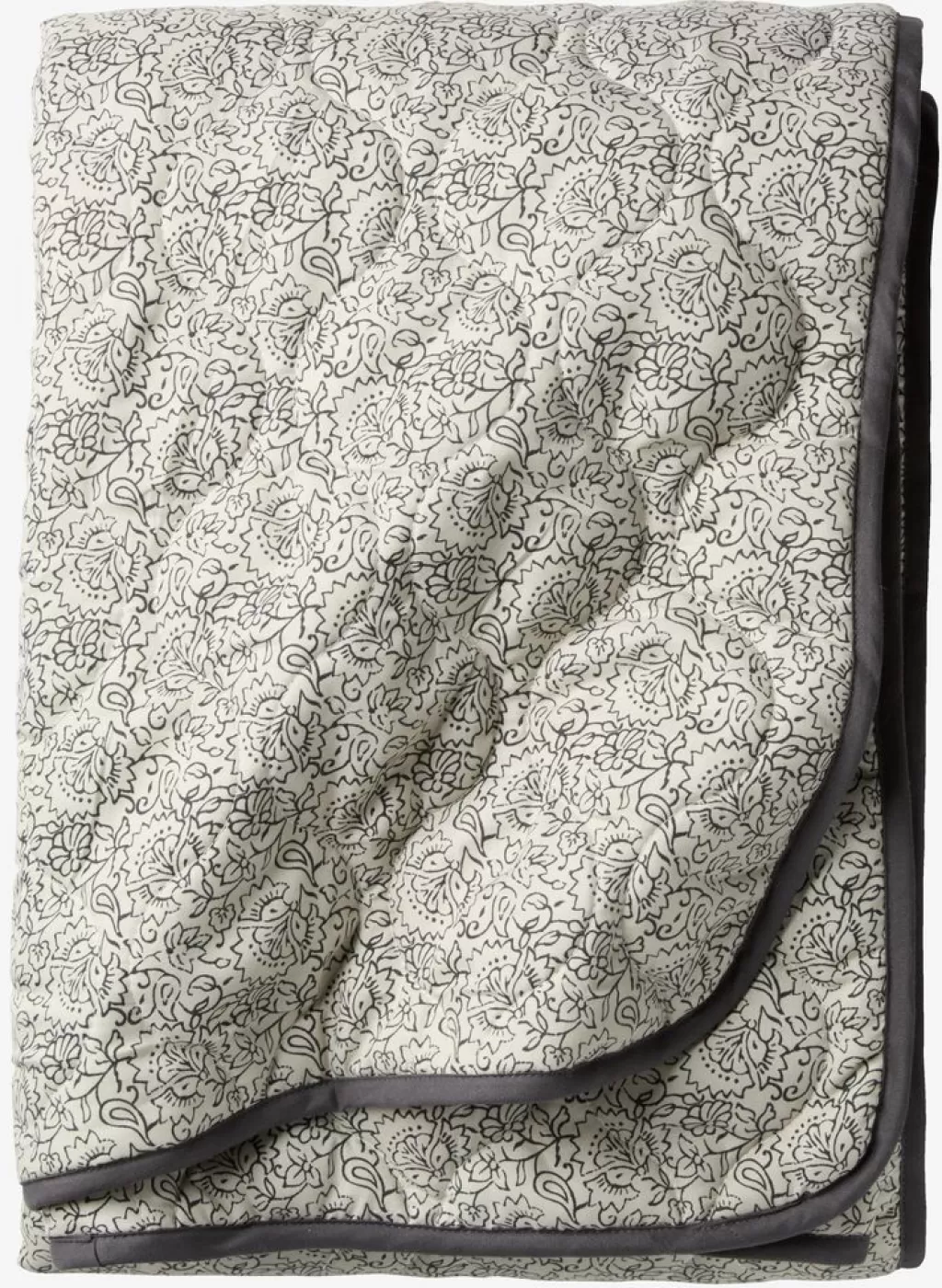 Clearance SKAVGRAS Koc pikowany 140x200 beżowy/szary
