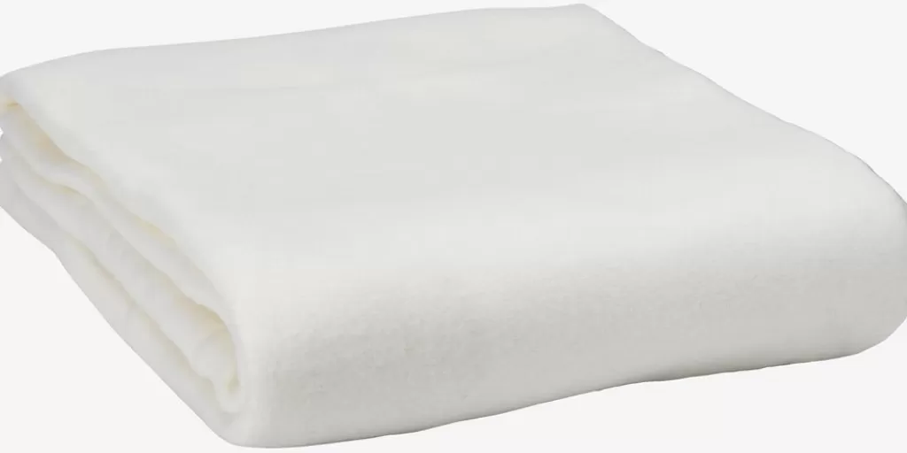 Cheap SKOGVIKKE Koc z polaru 130x160cm biały