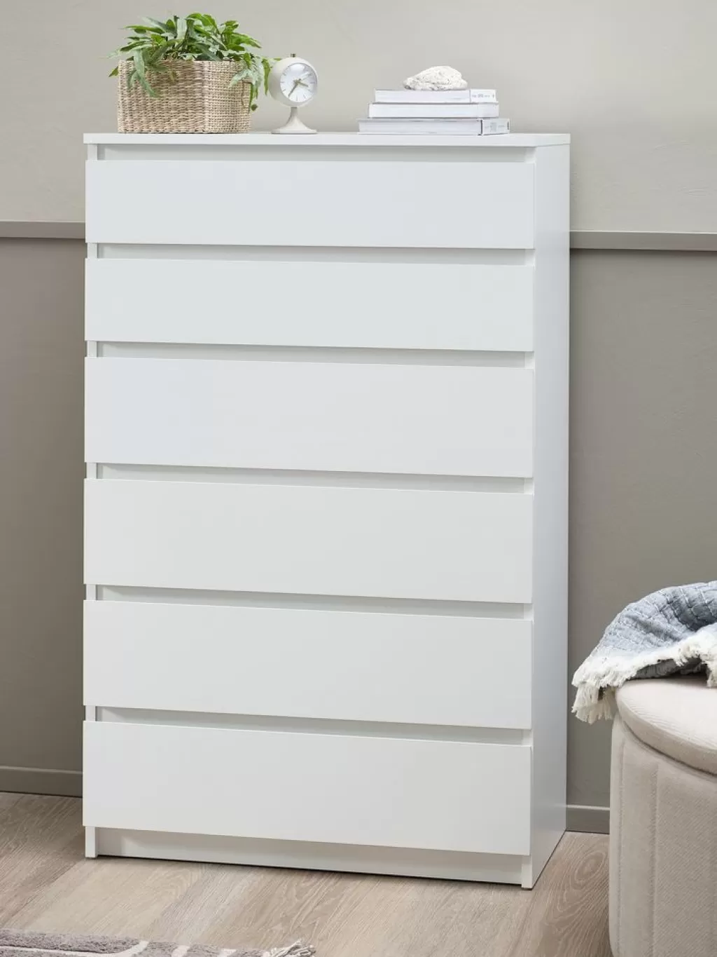 Best Sale TANGBJERG Komoda 6 szuflad biały