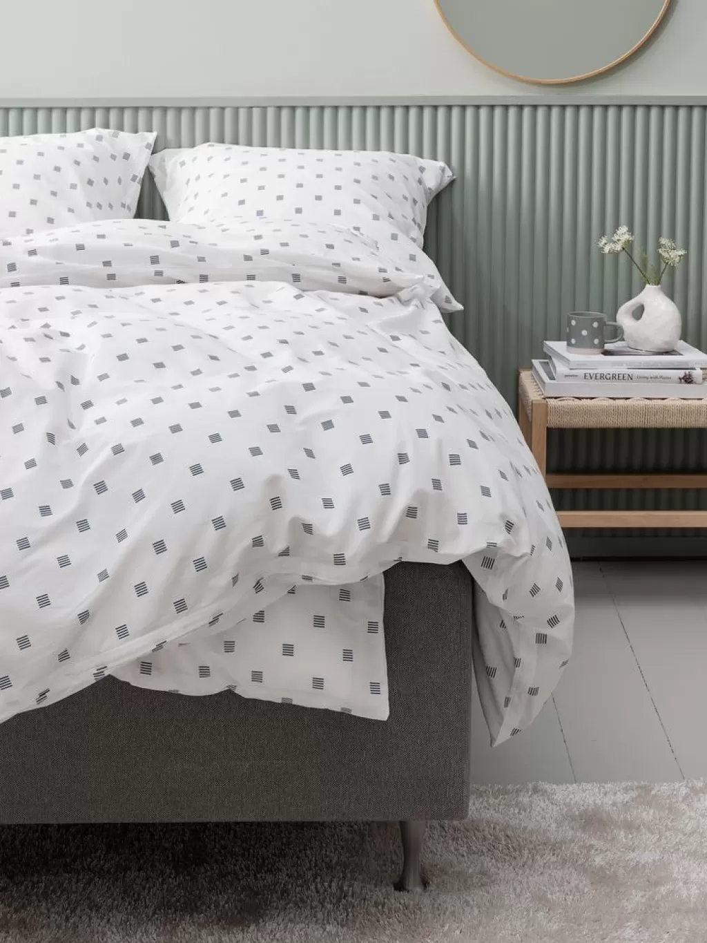 Discount ANNIKA Komplet pościeli 140x200 niebieski/biały