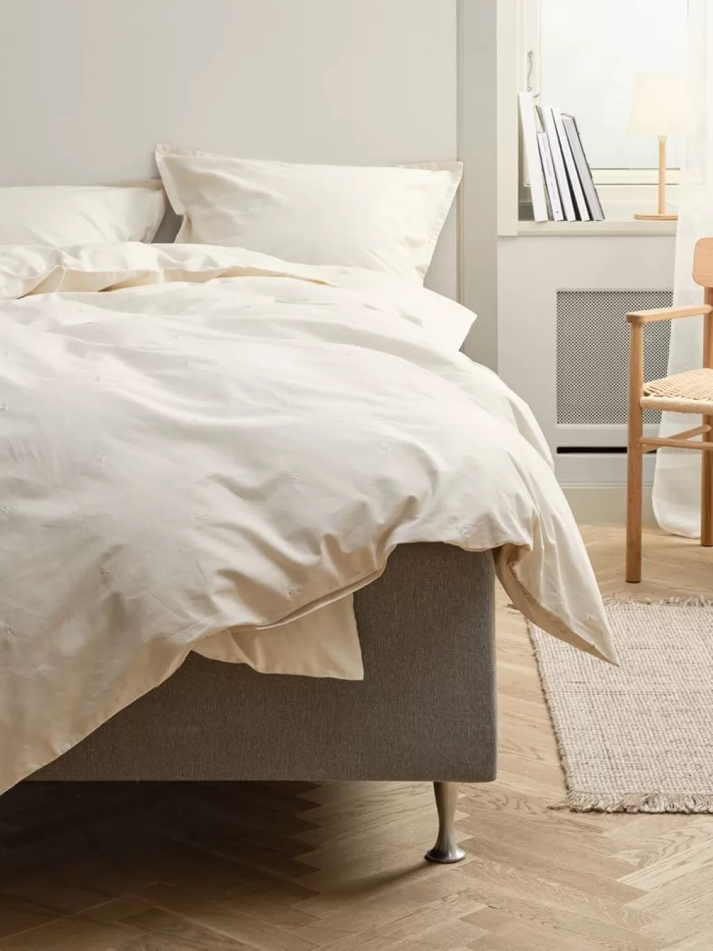 Discount ELLIE Komplet pościeli 140x200 haft naturalny