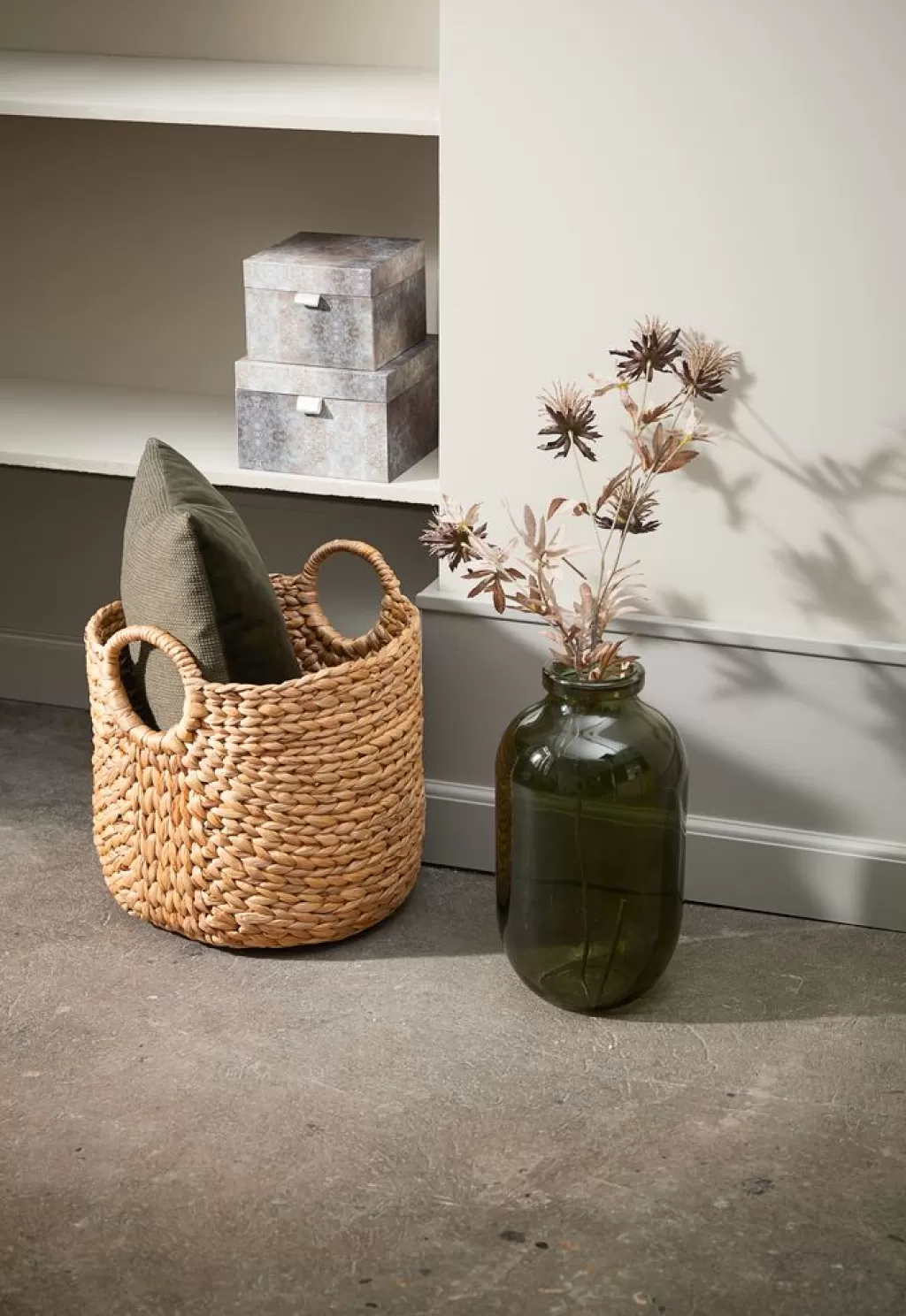 Fashion ARE Kosz Ś34xW37cm naturalny