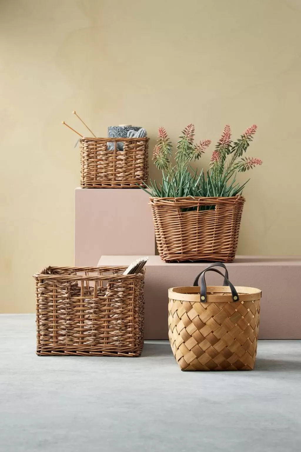 Cheap BJERGI Kosz S33xD26xW19cm naturalny