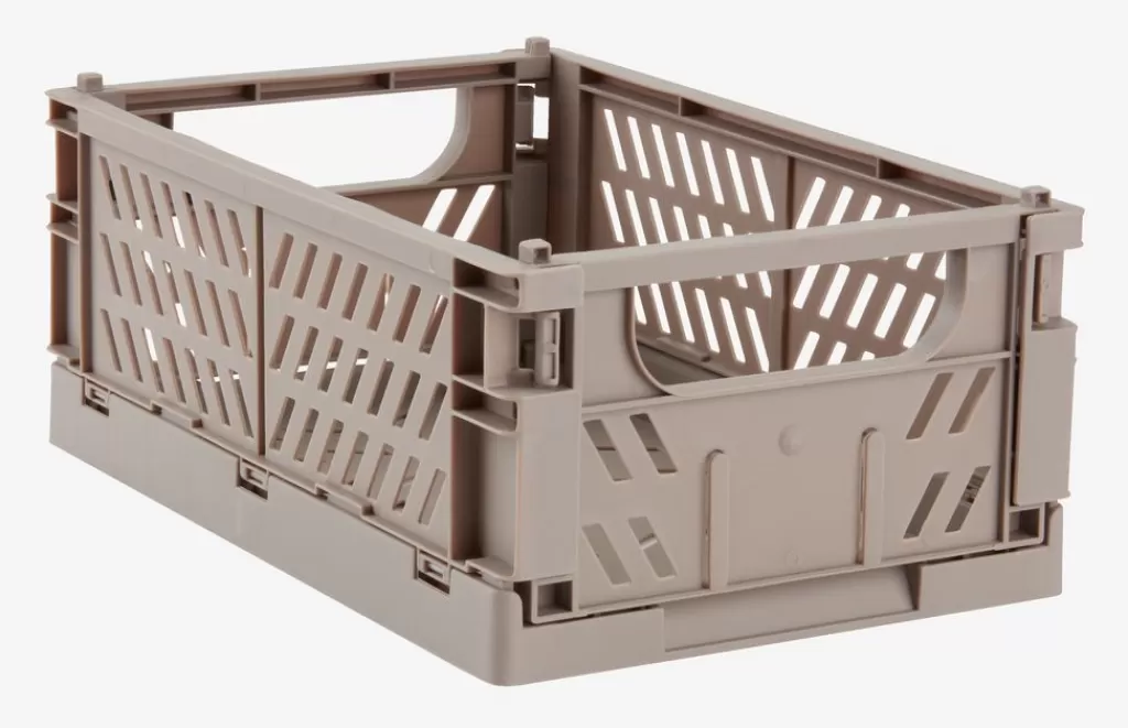 Discount MILAS Kosz S16xD25xW10cm składany szary