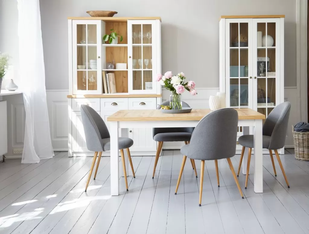 Store KOKKEDAL Krzesło szary/dąb