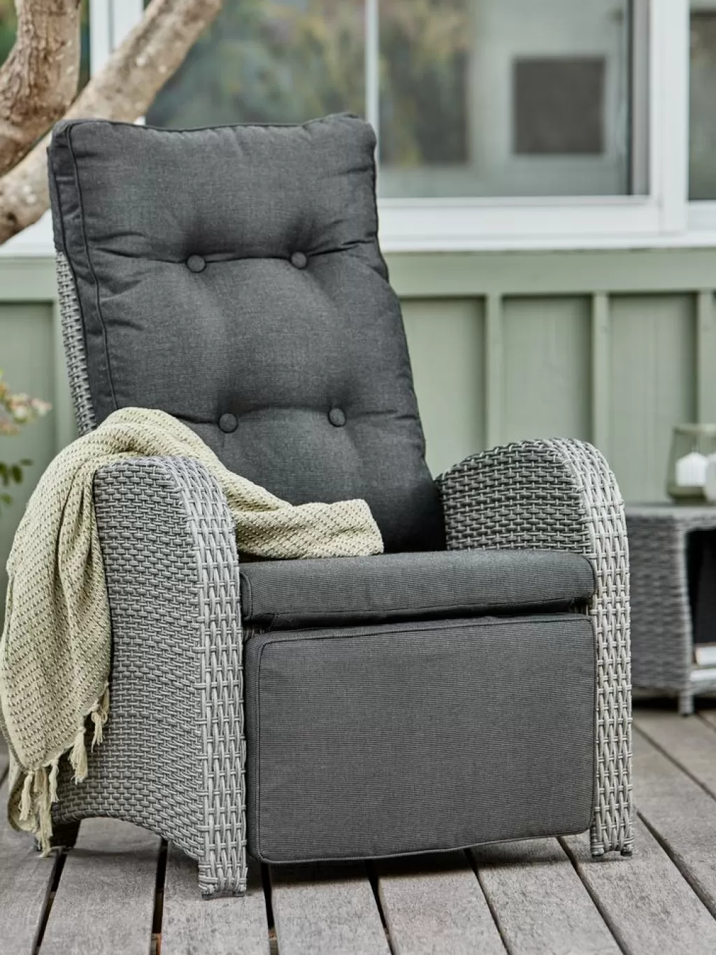 Outlet STORD Krzesło wypoczynkowe S66xW102xG78 szary