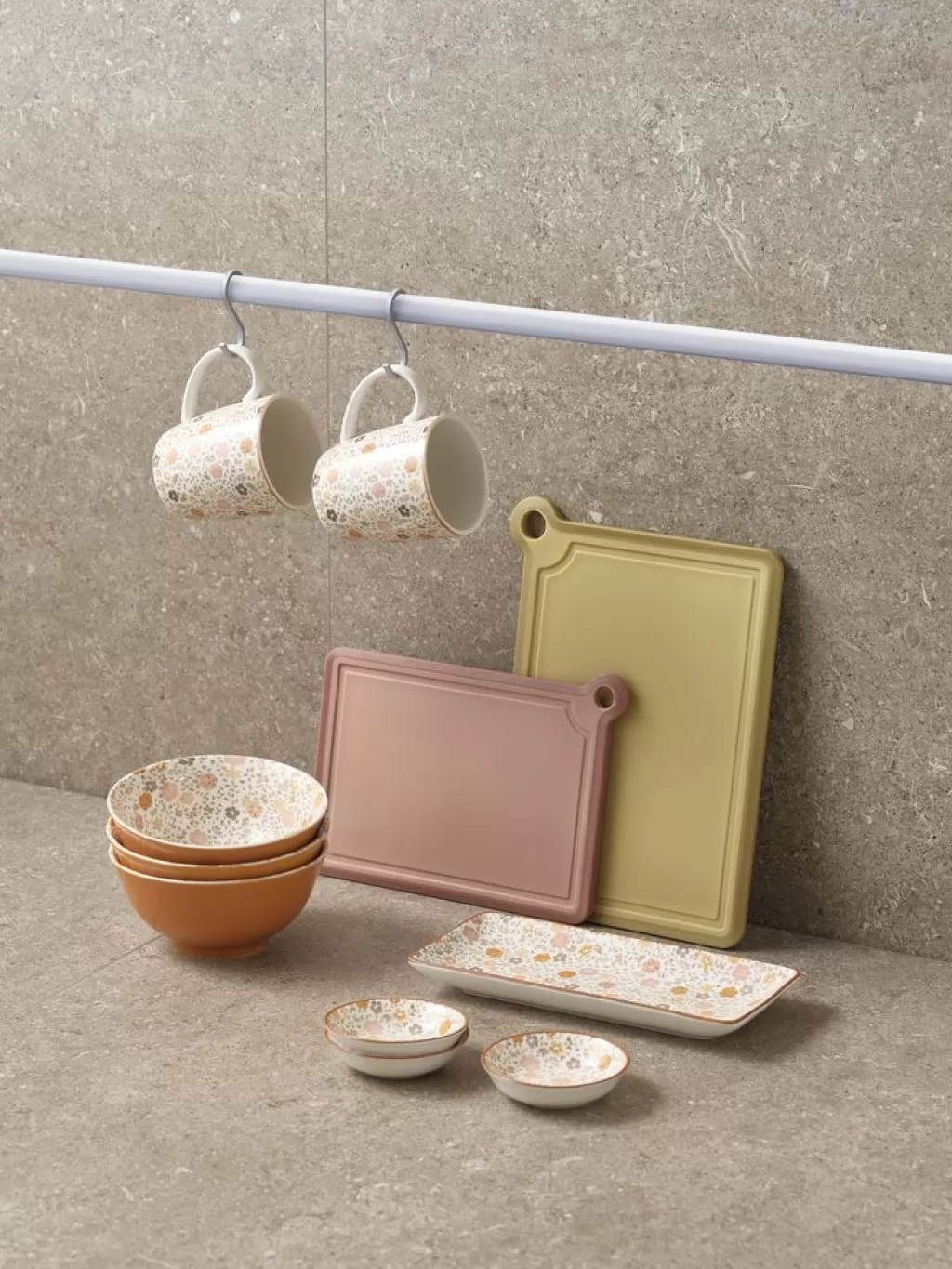 Best VETLE Kubek Ś8xW10cm 35cl kwiaty