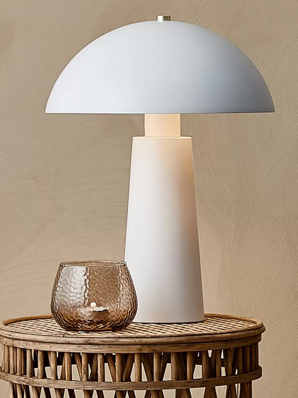 Best Sale MARKUS Lampa stołowa Ś25xW35cm szary