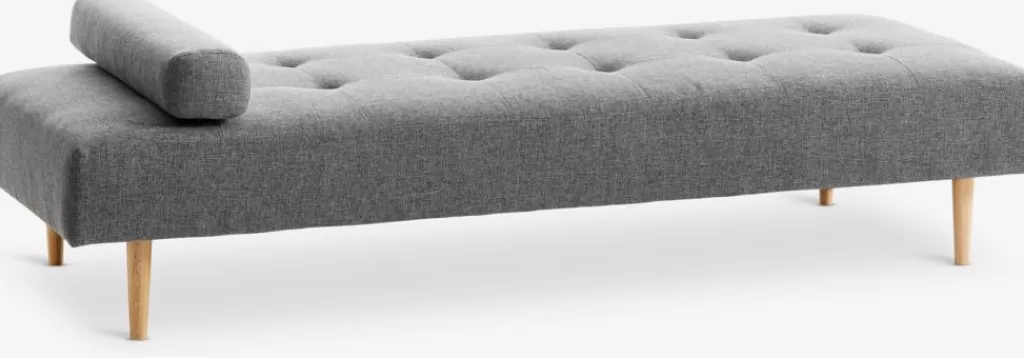 New NOREFJELL Leżanka 80x200 tkanina ciemnoszary