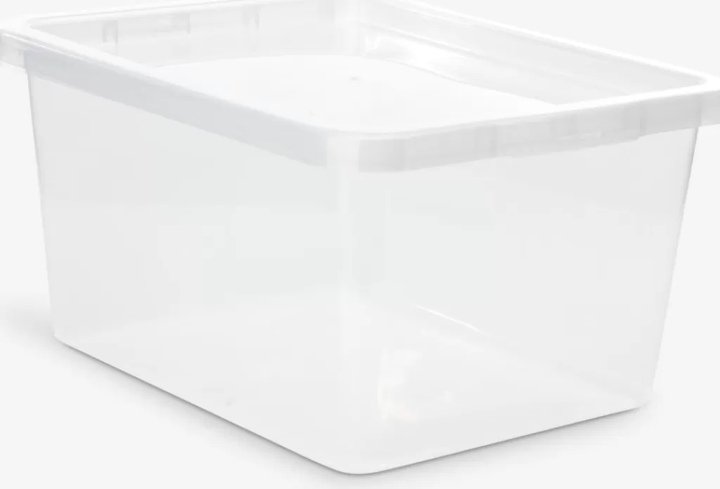 Online BASIC BOX Pojemnik 20L z pokrywką przezroczysty