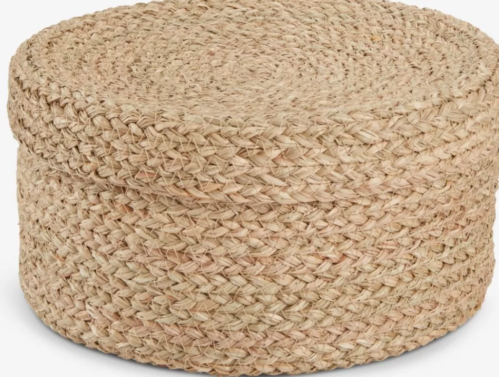 Hot FRITLEV Pojemnik Ś29xW15cm z pokrywką naturalny