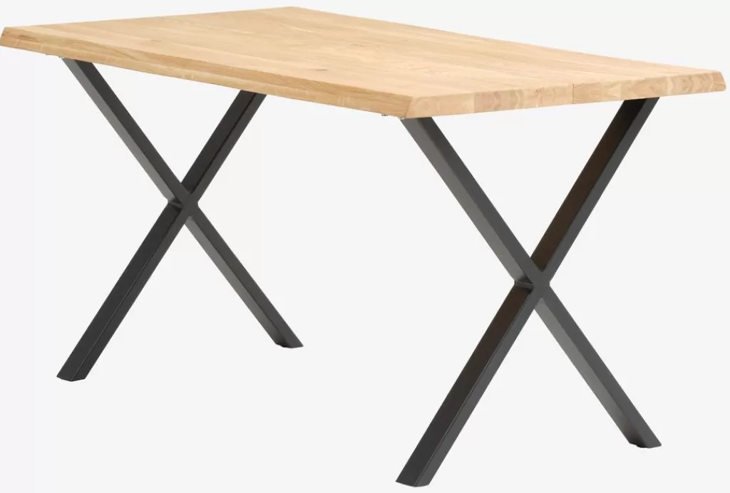 New ROSKILDE/ROSLEV Stół 80x140 naturalny dąb/czarny