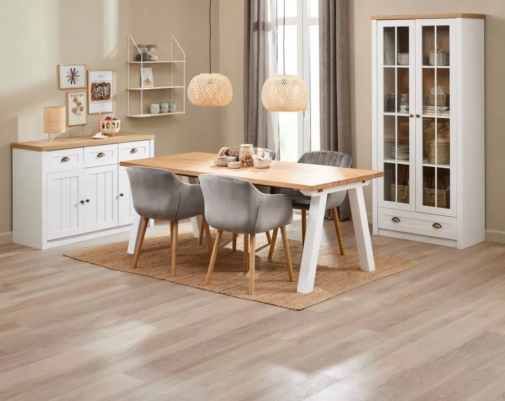 Hot SKAGEN Stół 90x200 dąb/biały