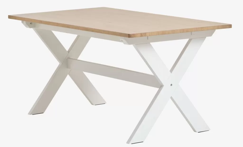 Best Sale VISLINGE Stół 90x150 naturalny/biały