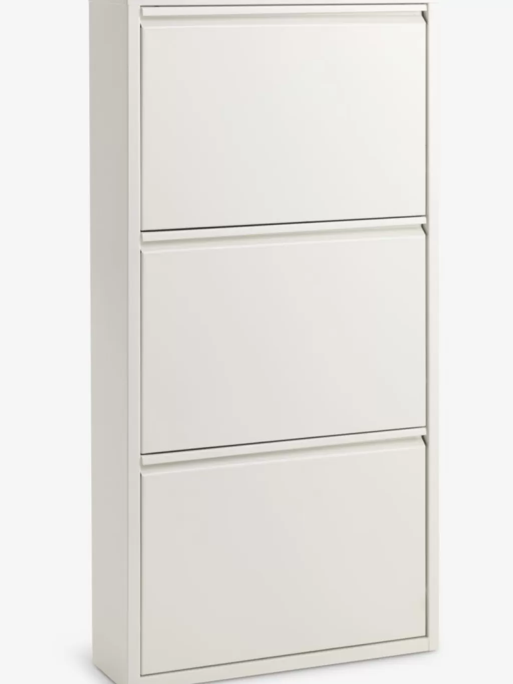 Outlet HALLENSLEV Szafka na buty 3 półki biały