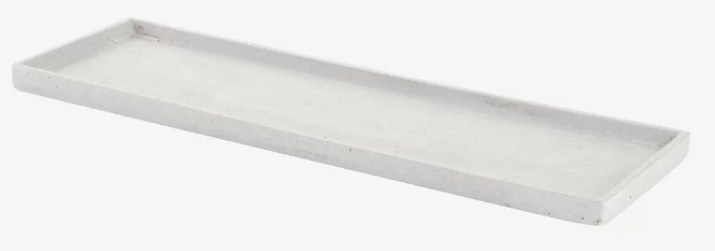 New NISSE Taca dekoracyjna S15xD50xW2cm szary