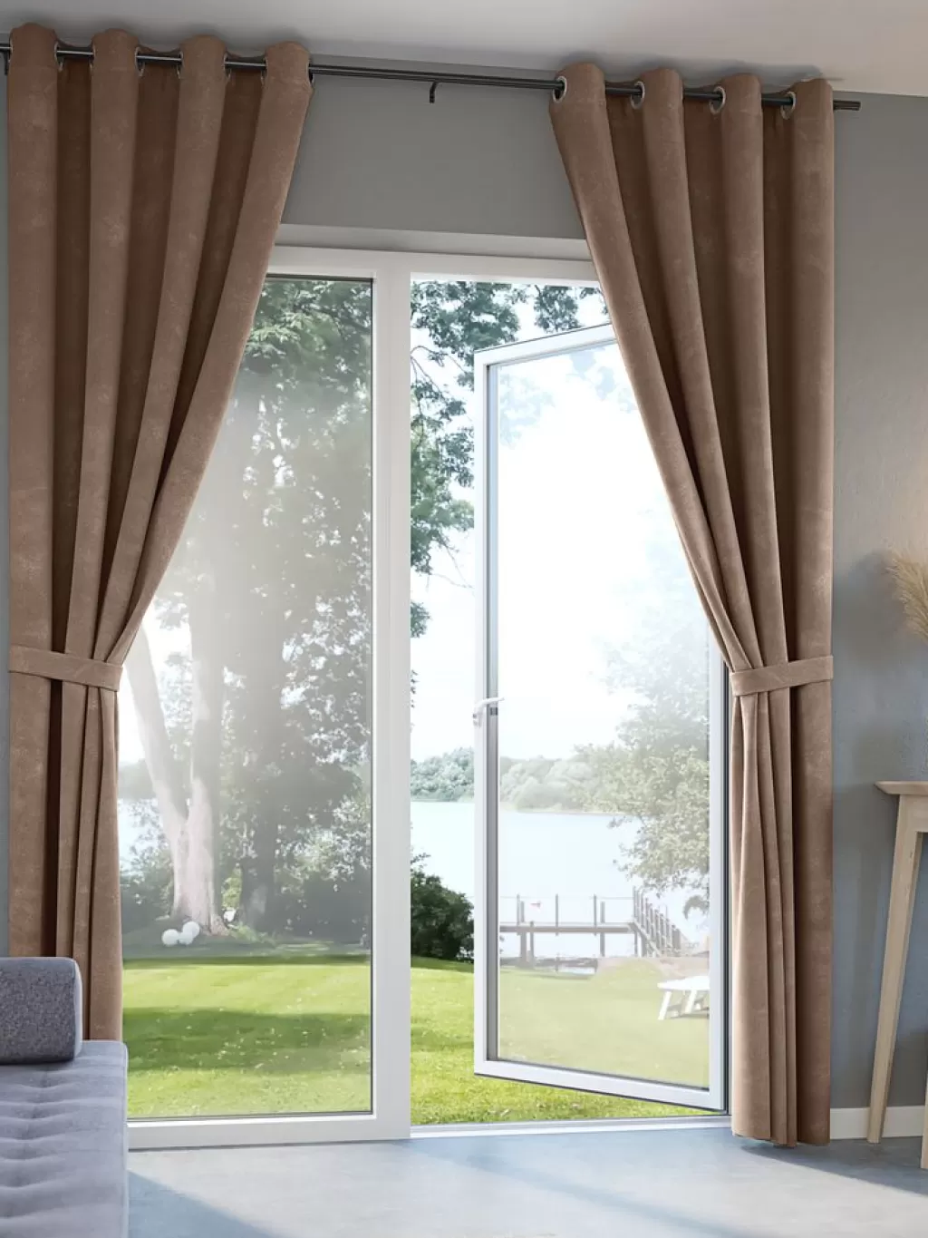 Best Sale ANTEN Zasłona 1x140x300 beżowy