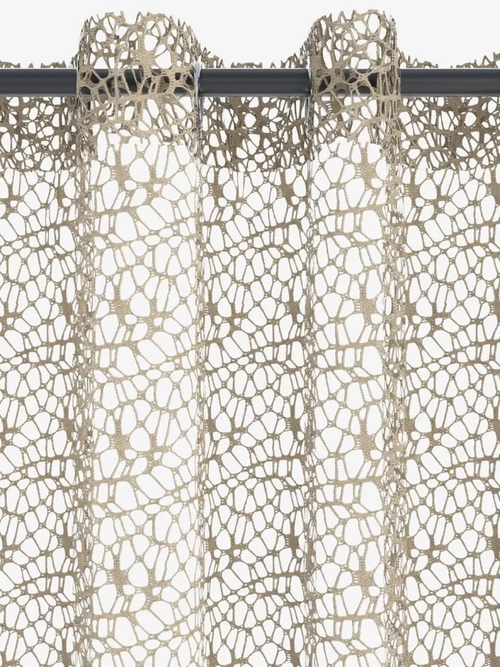 Flash Sale LURO Zasłona 1x140x300 pajęczyna piaskowy