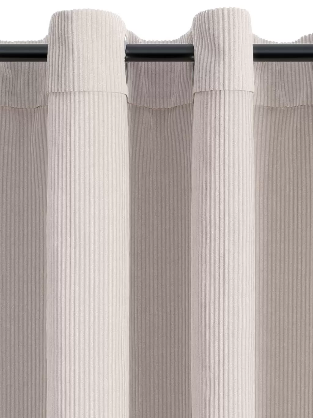 Clearance TOTAK Zasłona 1x140x300 sztruks beżowy