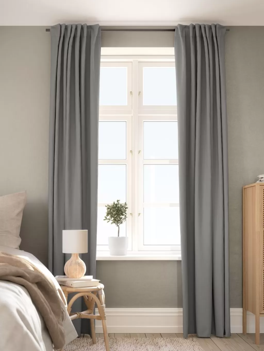 Cheap STADSHOLMEN Zasłona zaciemniająca 1x140x245 szary